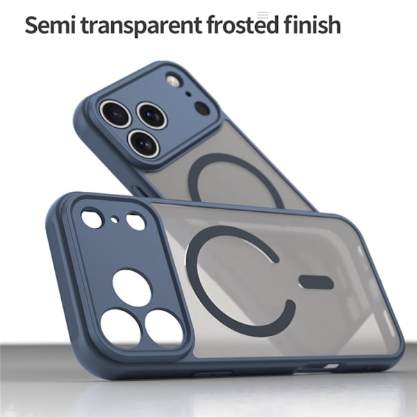 Mobilskal till iPhone 17 Pro Max MagSafe Anti Drop - Blå Blå