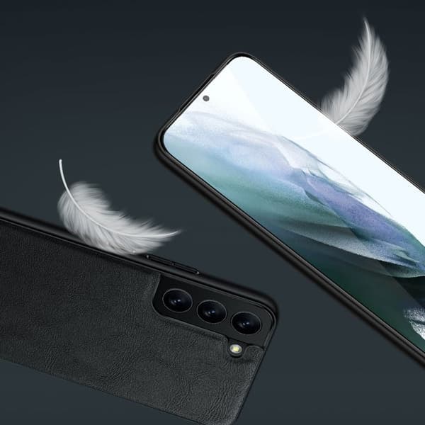 SULADA Mobilskal till Galaxy S22 5G i PU-läder och TPU - Grön