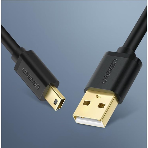 Ugreen USB Till Mini USB Kabel 3m - Svart