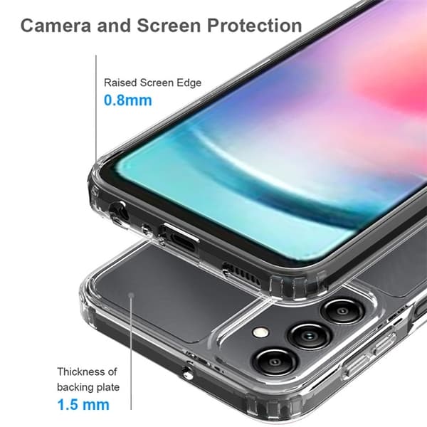 Galaxy A24 4G Mobilskal Akryl TPU - Clear Transparent