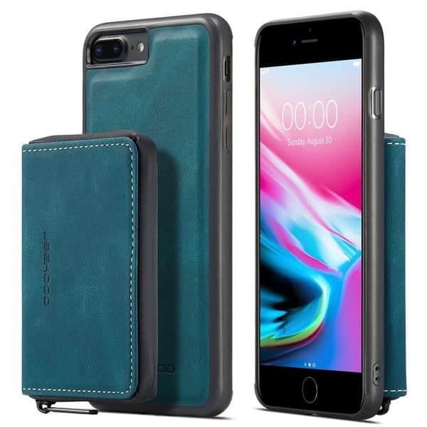JEEHOOD Mobilskal till iPhone 7 Plus/8 Plus 2-i-1 Stöttålig Blå