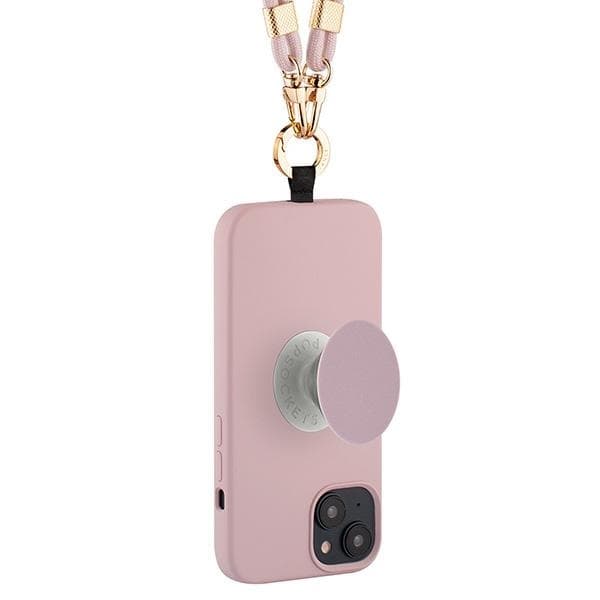 Just Elegance Telefontaske til iPhone 15 3in1 PopGrip - Lyserød