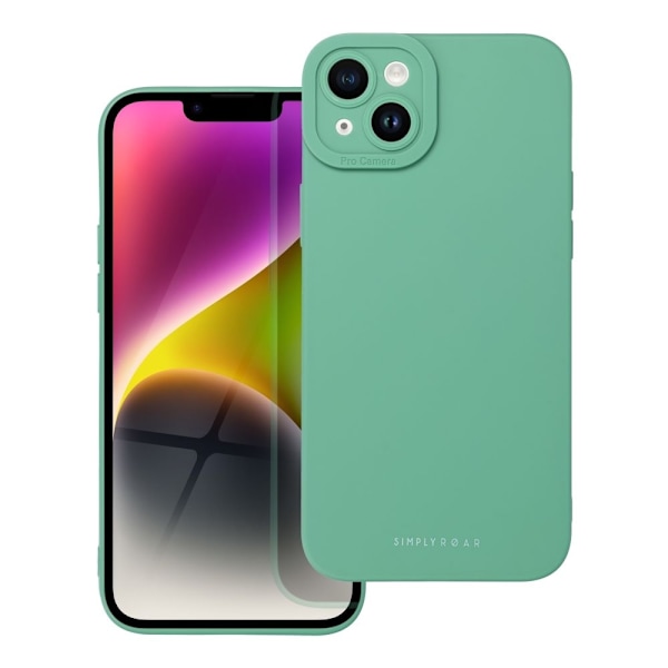 Roar Luna skal för iPhone 14 Plus Grön