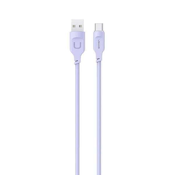 USAMS Kabel USB-C 6A 1,2m Display Lithe (US-SJ568) - Lila