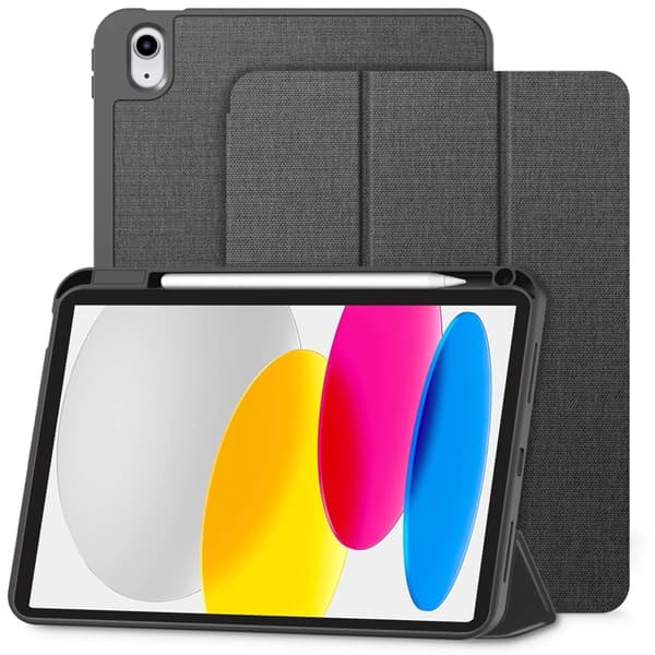 Tech-Protect iPad 10.9 (2022) /iPad 11" (2025) Etui Lærred - Kulgrå Grå