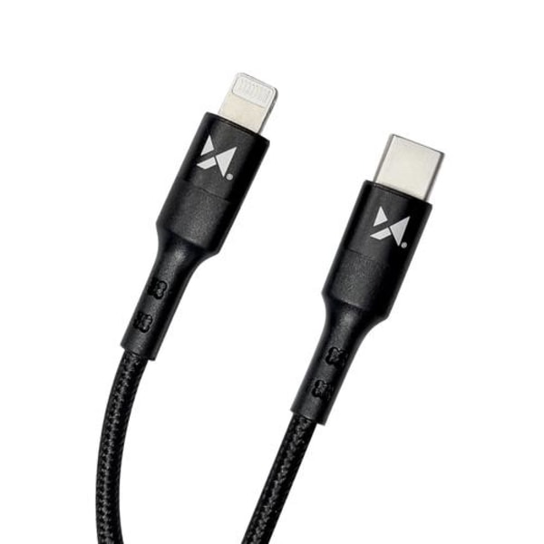 Wozinsky USB-C Lightning Kabel 2m - Svart Svart