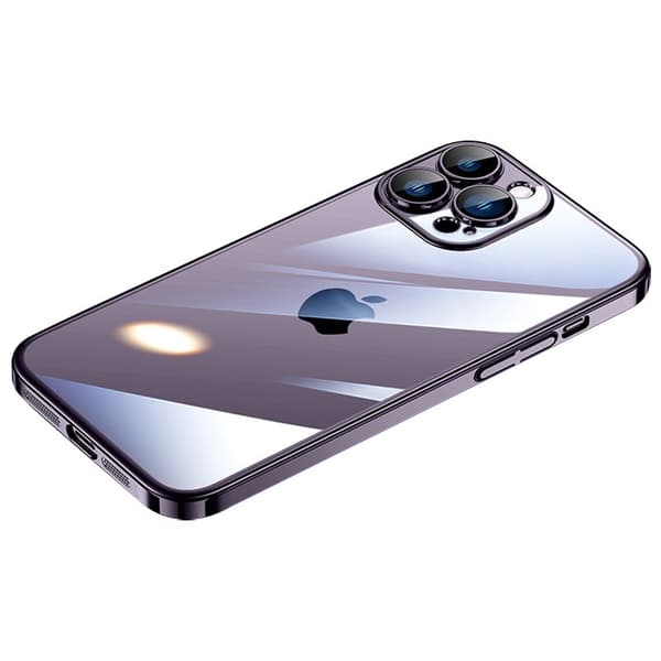 SULADA JINGJIA Mobilskal till iPhone 15 Pro Max Hård PC Klart Lila