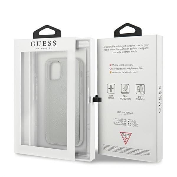 Guess Skal iPhone 12 mini 3D Pattern Collection - Transparent Transparent