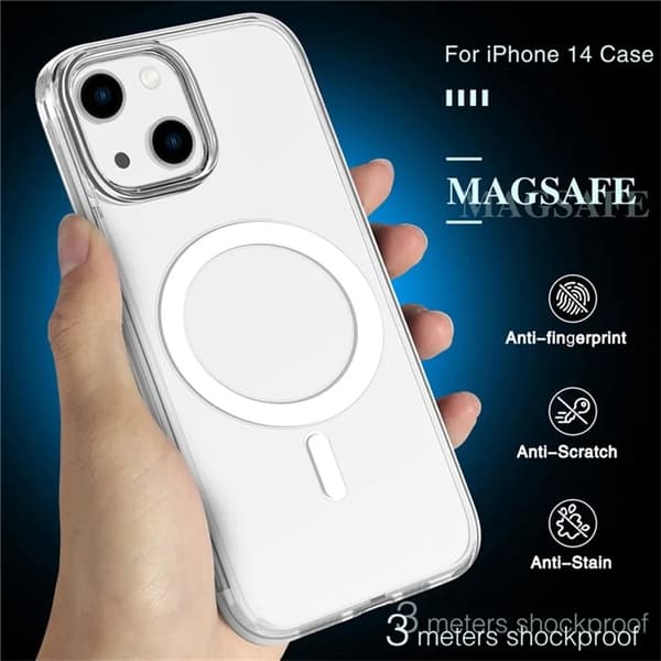 Mobilskal till iPhone 14 Pro MagSafe - Transparent Transparent