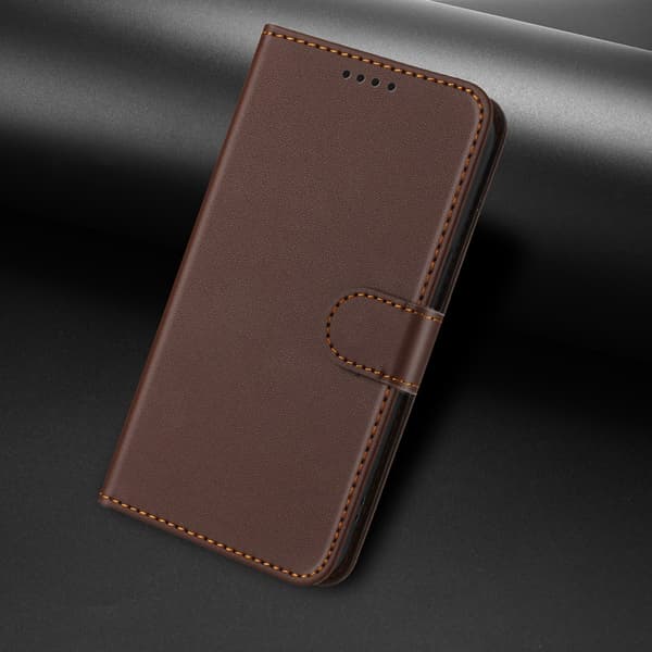 iPhone 17 Plånboksfodral Anti Drop - Brun Brun