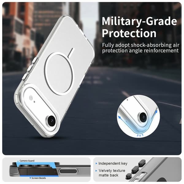 Mobilskal till iPhone Air MagSafe Candy Color - Vit Vit