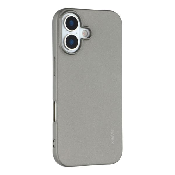 X-LEVEL Guardian Series Mobilskal till iPhone 17 Soft TPU Frosted Grå