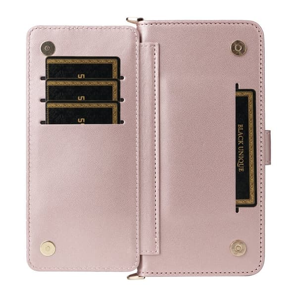 Oppo Find X9 Pro 5G Plånboksfodral Konstläder - Rosa