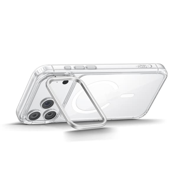 Tech-Protect Mobilskal För iPhone 18 Pro Max Magsafe Magstand - Clear