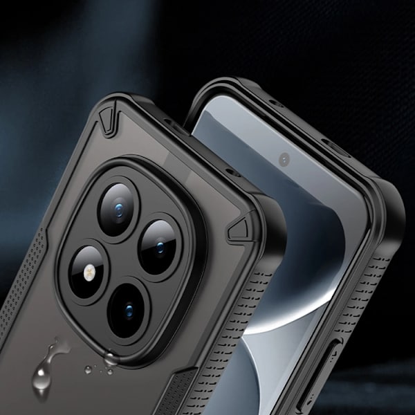 Tech-Protect Mobilskal för Xiaomi Redmi Note 15 Pro Plus MagSafe Rugged Shield Svart