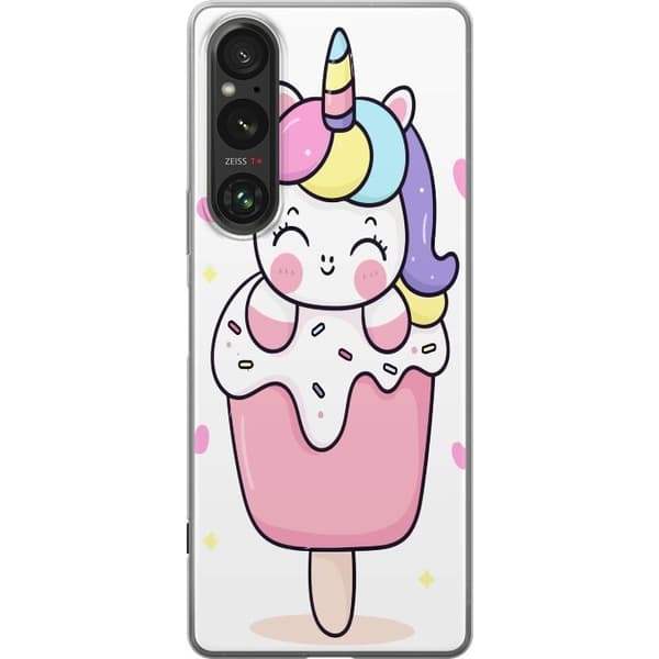Mobilskal till Sony Xperia 1 V med Glad enhörning