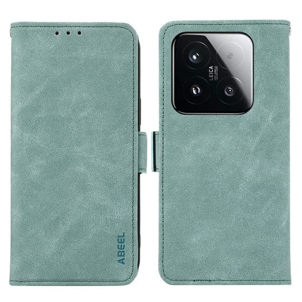 ABEEL Xiaomi 15T Plånboksfodral Konstläder Folio Ställ Blå