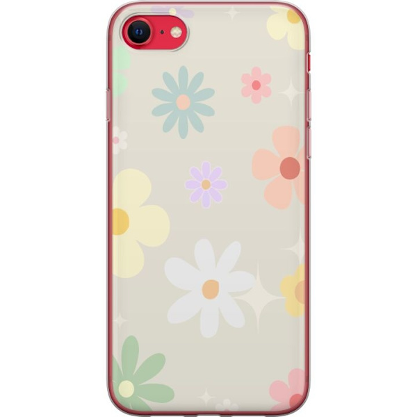 Mobilskal till Apple iPhone SE (2020) med fejdande blommor