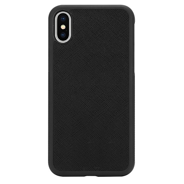 Boom Saffiano skal till iPhone X/XS - Svart Svart