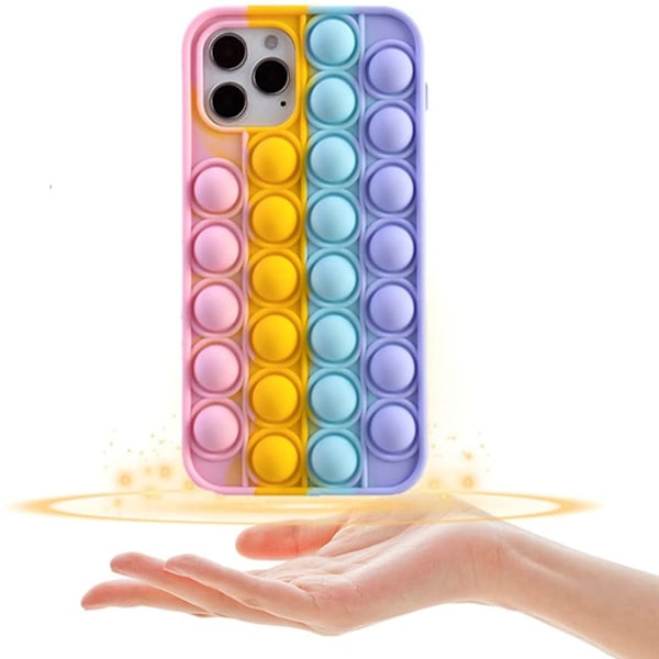Pop it Fidget Multicolor Skal till iPhone 13 Pro Max Gul
