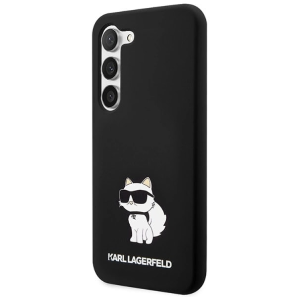 Karl Lagerfeld Galaxy S24 Mobilcover Silikone Choupette - Sort
