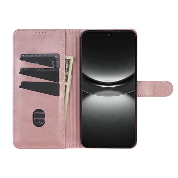 AZNS Xiaomi 17 Plånboksfodral Konstläder - Roséguld