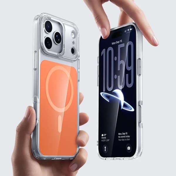 Mobilskal till iPhone 17 Pro Magsafe Acrylic Orange