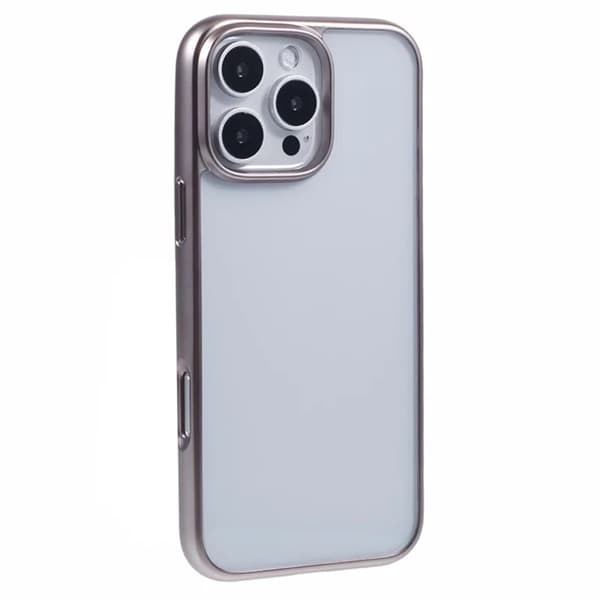 KIGC Mobilskal till iPhone 16 Pro Max Ice Silk - Titan Silver