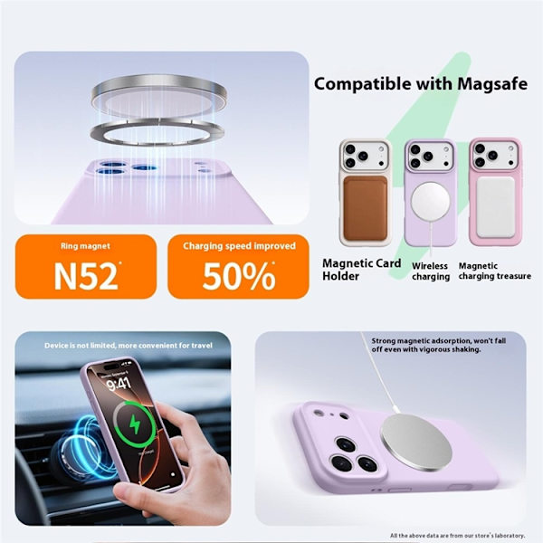 Mobilskal till iPhone 17 Pro Max MagSafe Precise Cutouts - Gul Gul