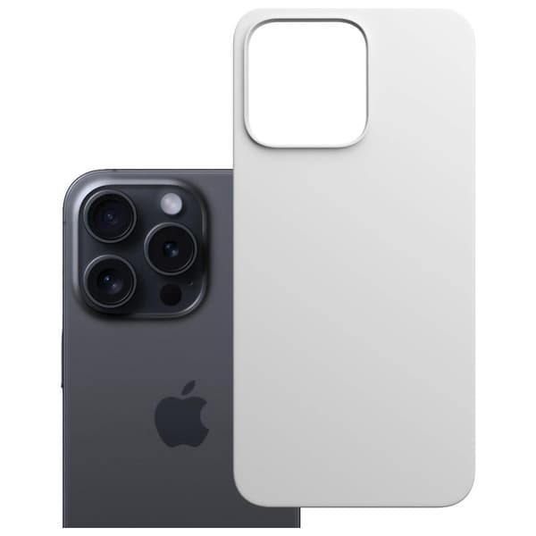 3MK telefontaske til iPhone 13 Pro Max MagSafe Silicone Hardy - Sølv