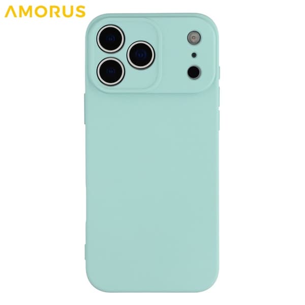 AMORUS Mobilskal till iPhone 17 Pro Precise Cutouts TPU Fiber - Blå Blå