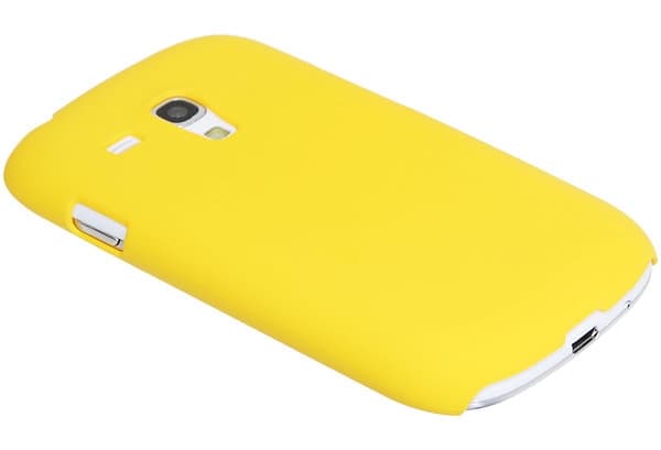 Bagsidecover til Samsung Galaxy S3 mini i8190 (Gul) Gul
