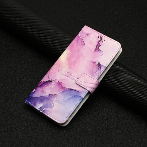 Plånboksfodral för Samsung Galaxy S26 Plus Ställfunktion Konstläder - Lila