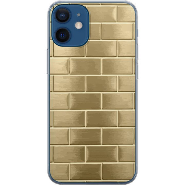 Mobilskal till Apple iPhone 12 mini med Gyllene Murstenar