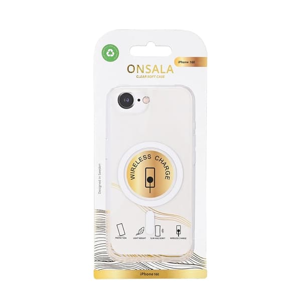 Onsala Mobilskal till iPhone 16e MagSafe TPU - Transparent Transparent