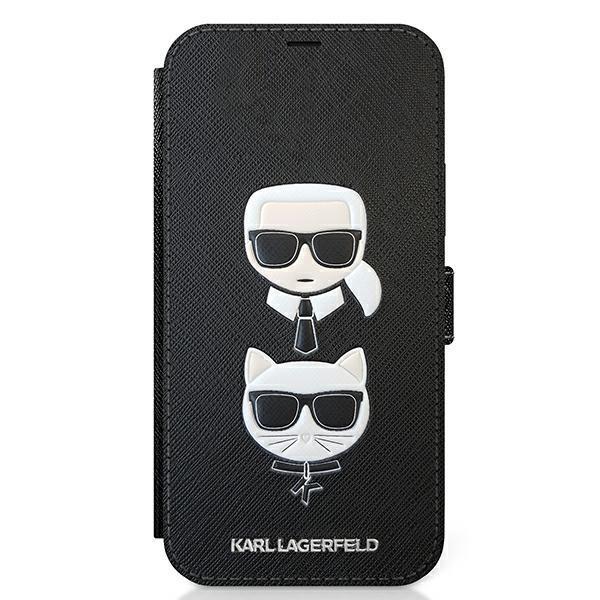 Karl Lagerfeld Plånboksfodral iPhone 12 Mini - Svart Svart