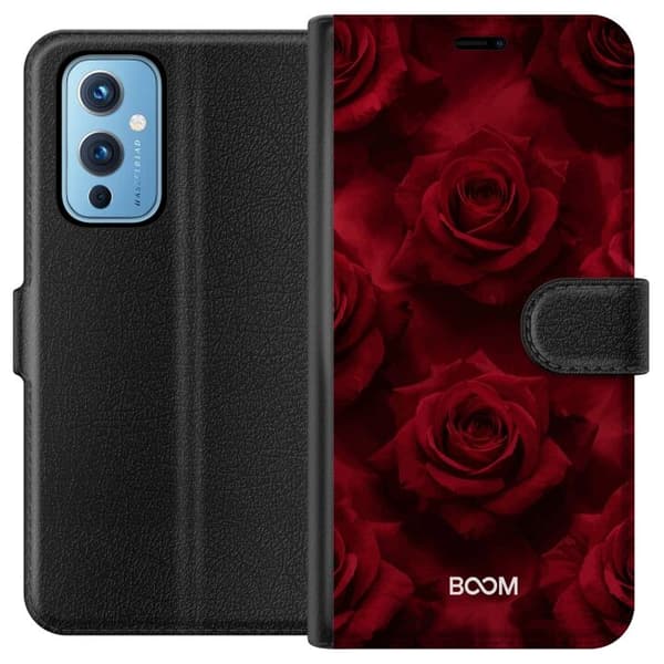 OnePlus 9 Pung Taske med Crimson Rose