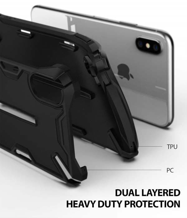 Ringke Dual X Skal till Apple iPhone XS Max - Svart Black