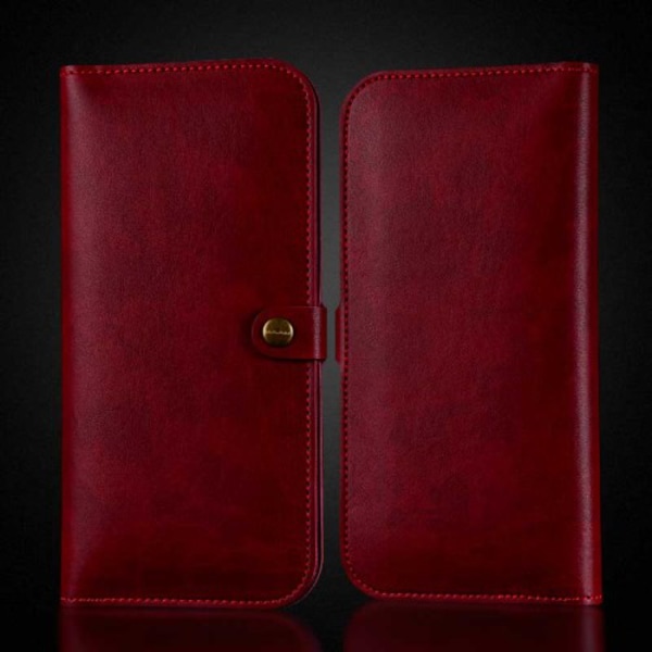 JLW universalt plånboksfodral Large - Röd