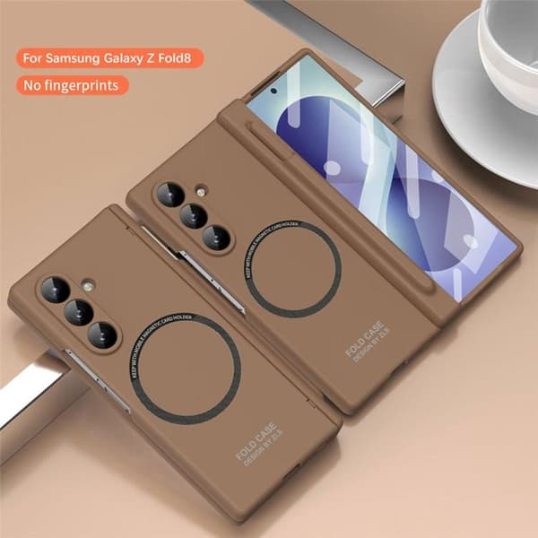 Mobilskal För Galaxy Z Fold 8 MagSafe med Stylus - Svart