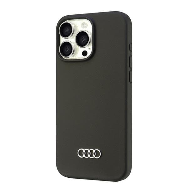 Audi Mobilskal till iPhone 16 Pro Max Silikon - Svart Black