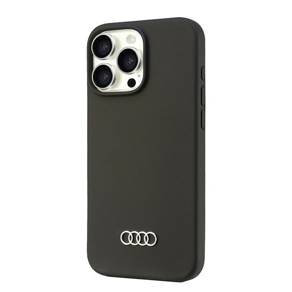 Audi Telefontaske til iPhone 16 Pro Max Silikone - Sort Black