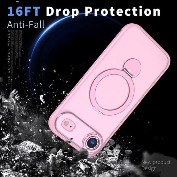 Mobilskal till iPhone Air MagSafe Rotating Kickstand Rosa