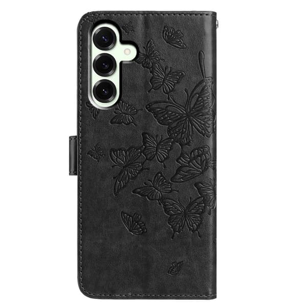 Samsung Galaxy A57 Plånboksfodral Konstläder Flip Skydd - Svart