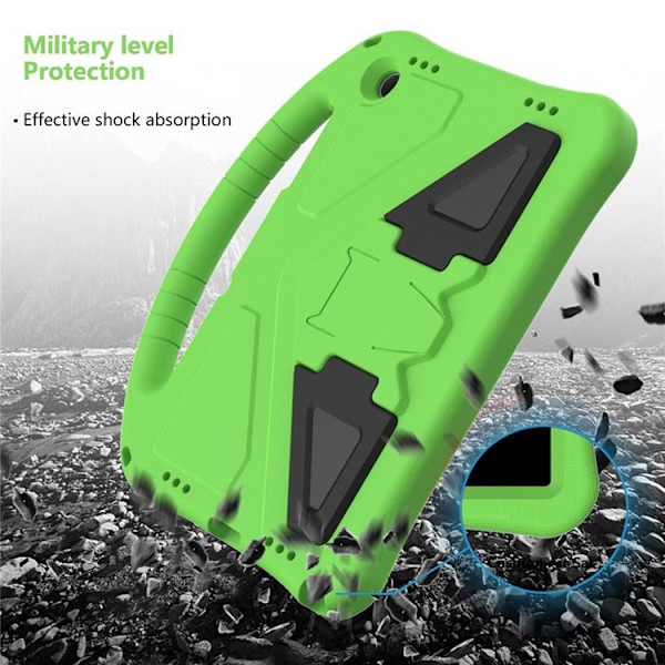 Mobilskal till Galaxy Tab A9 Plus Kickstand Shockproof - Grön Grön