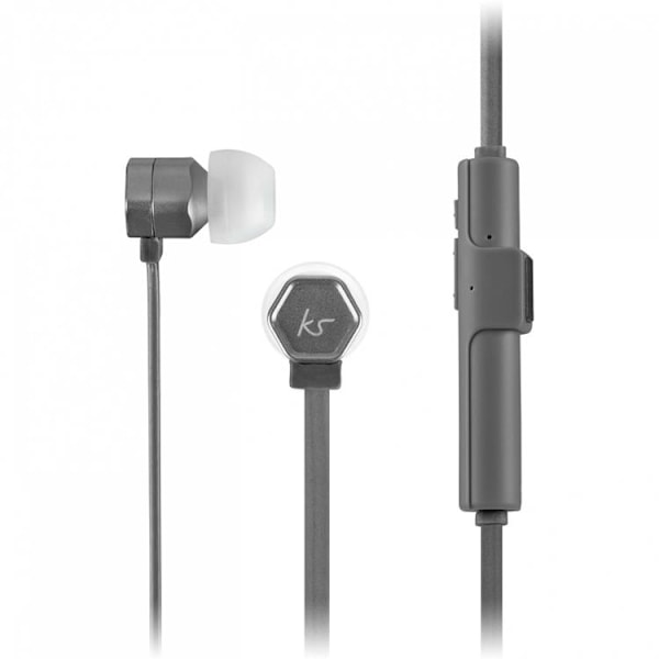 KITSOUND Hörlurar Hive Gunmetal In-Ear Trådlös Mic - Grå grå
