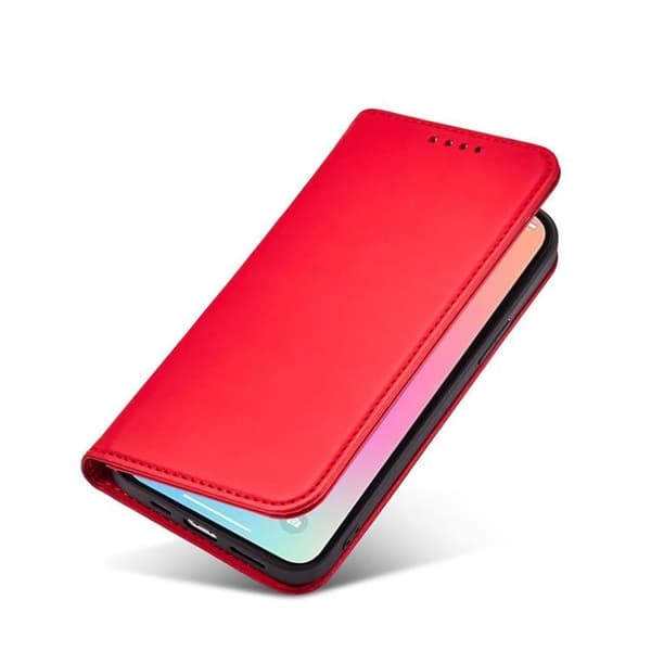 Galaxy S23 Ultra Plånboksfodral Magnet Flip - Röd Röd