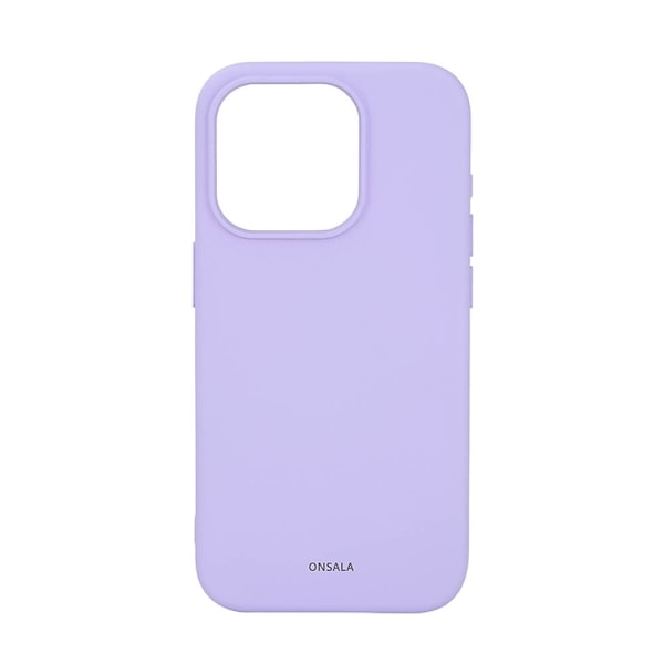Onsala iPhone 15 Pro Mobilskal Magsafe Silikon - Lila