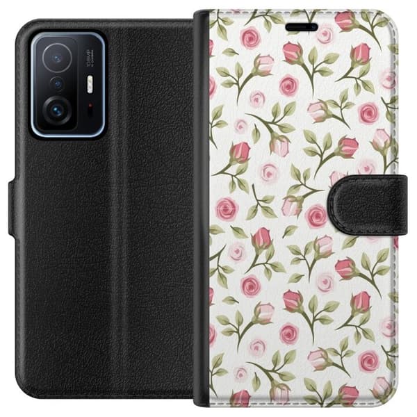 Plånboksfodral till Xiaomi 11T med Blommigt