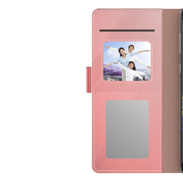 Plånboksfodral med Spegel Galaxy S21 Plus - Roséguld Roséguld